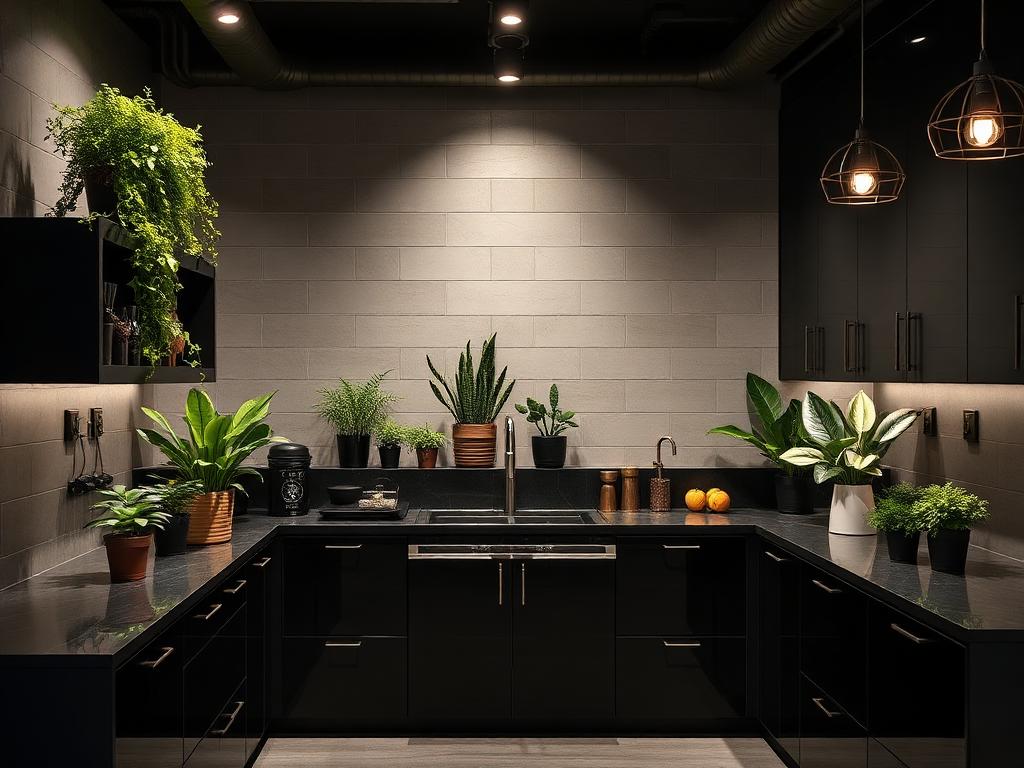 Art Deco kitchen with geometric patterns and luxury finishes | FoliPlace styling